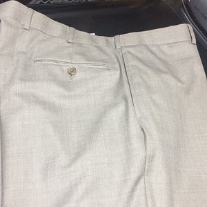 Sand color wool men’s dress slacks